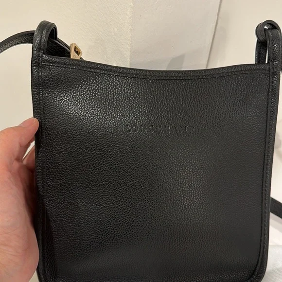 Longchamp Le Foulonne Small Black Crossbody (made in France) - Picture 5 of 13
